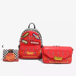 Loungefly Disney Pixar Cars Lightning McQueen Rust-eze Set